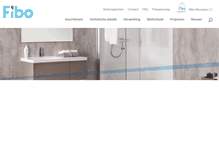 Tablet Screenshot of fibo-trespo.nl